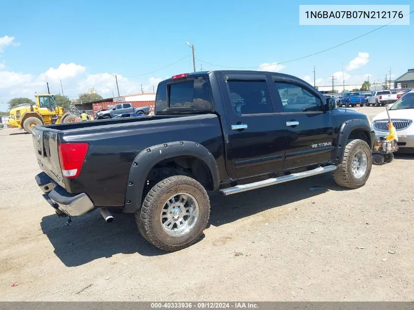 1N6BA07B07N212176 2007 Nissan Titan Se