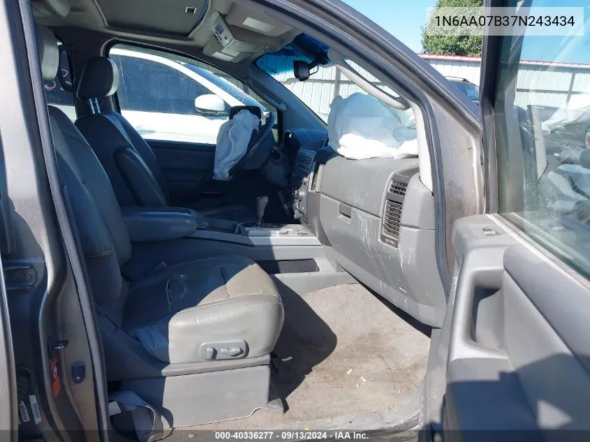 1N6AA07B37N243434 2007 Nissan Titan Xe/Se/Le