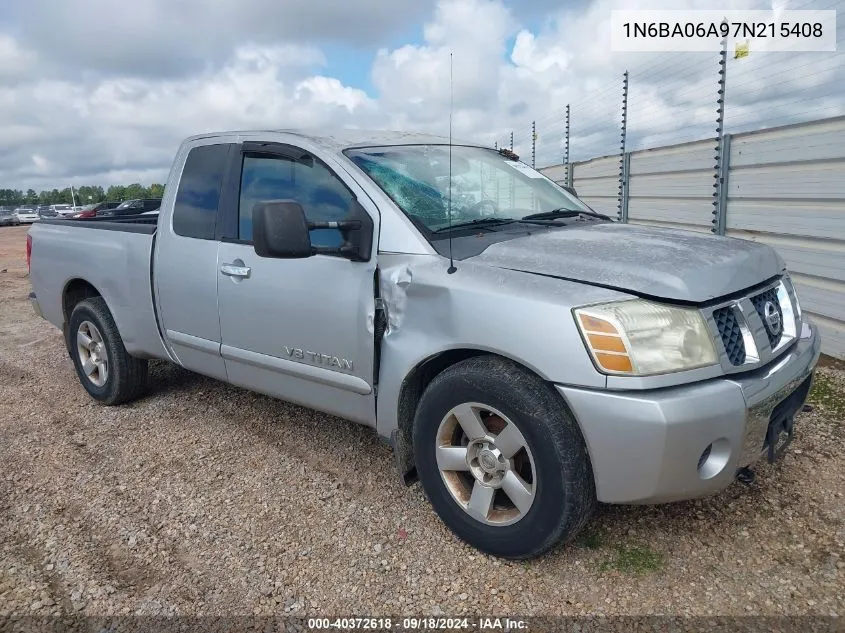 2007 Nissan Titan Xe/Se/Le VIN: 1N6BA06A97N215408 Lot: 40372618