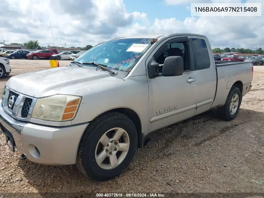 2007 Nissan Titan Xe/Se/Le VIN: 1N6BA06A97N215408 Lot: 40372618