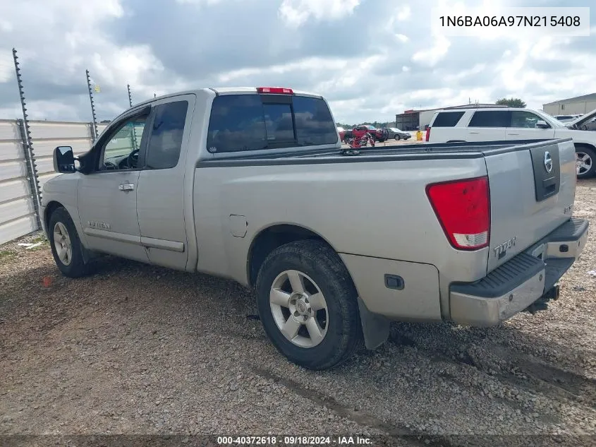 1N6BA06A97N215408 2007 Nissan Titan Xe/Se/Le