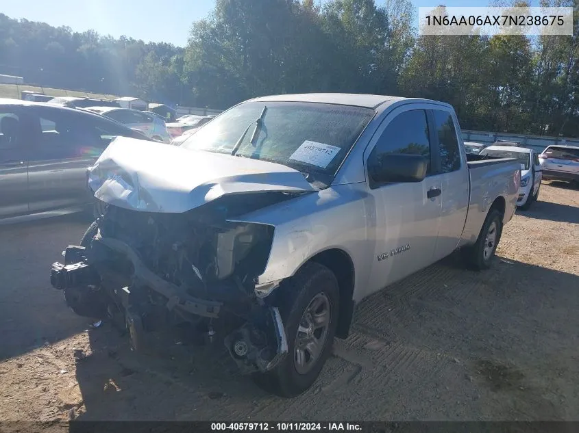 2007 Nissan Titan Xe VIN: 1N6AA06AX7N238675 Lot: 40579712