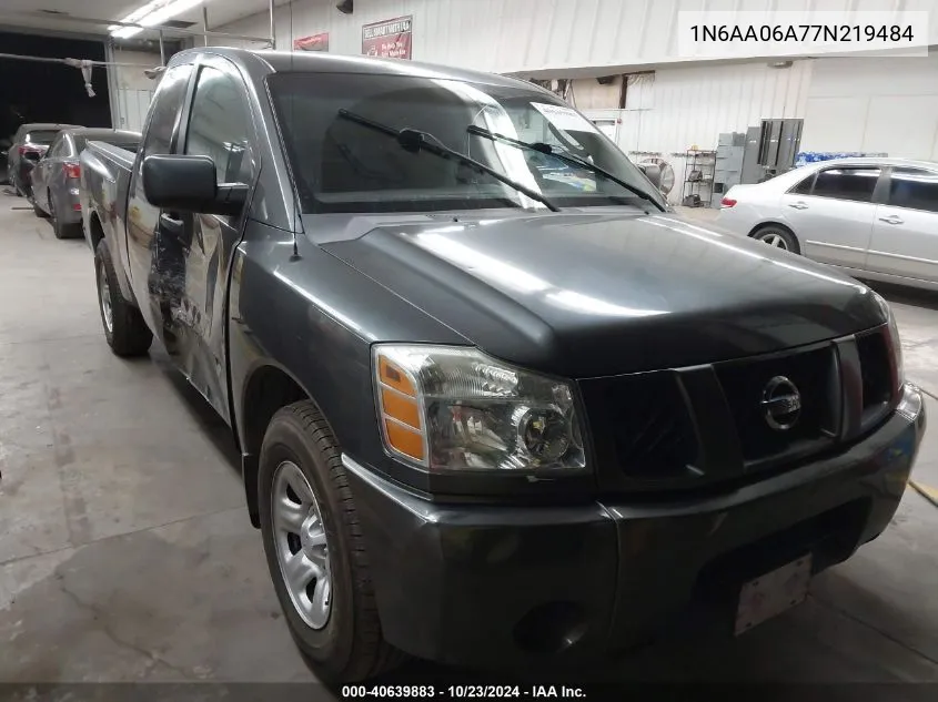 2007 Nissan Titan Xe VIN: 1N6AA06A77N219484 Lot: 40639883