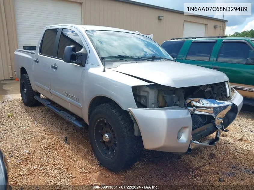 2008 Nissan Titan Se VIN: 1N6AA07C68N329489 Lot: 39913851