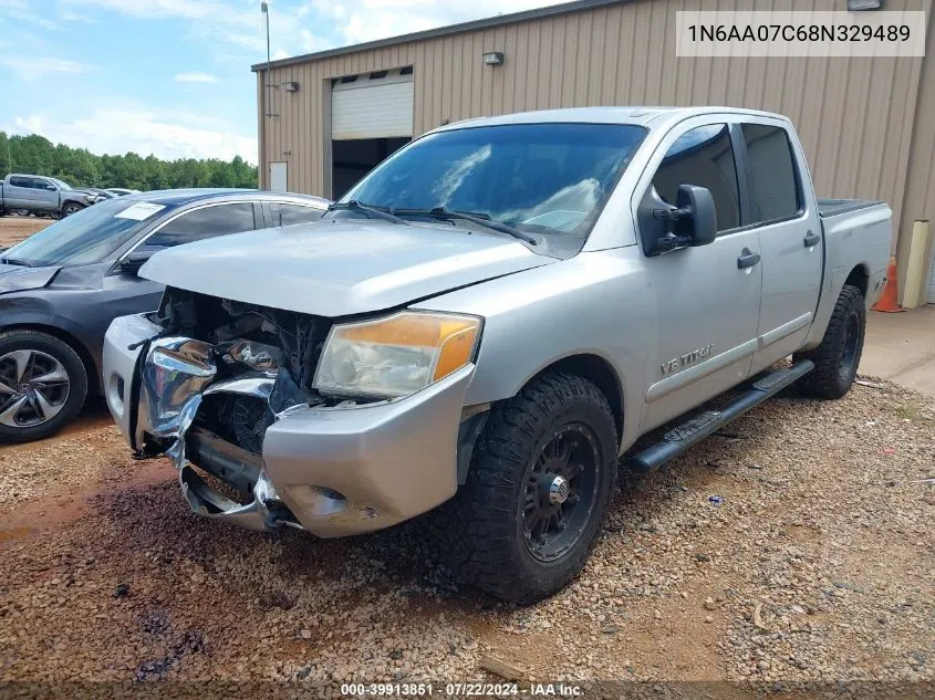 2008 Nissan Titan Se VIN: 1N6AA07C68N329489 Lot: 39913851