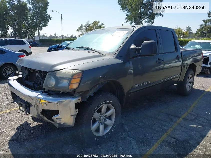 1N6AA07C18N340366 2008 Nissan Titan Pro-4X/Se