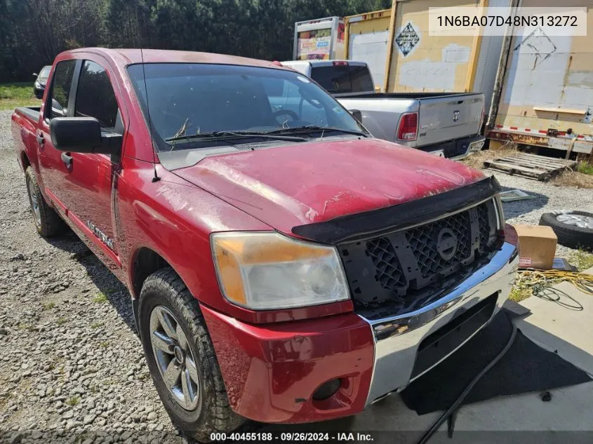 2008 Nissan Titan VIN: 1N6BA07D48N313272 Lot: 40455188