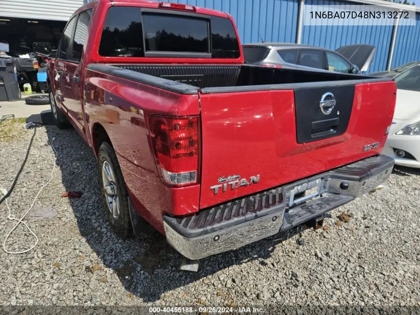 2008 Nissan Titan VIN: 1N6BA07D48N313272 Lot: 40455188