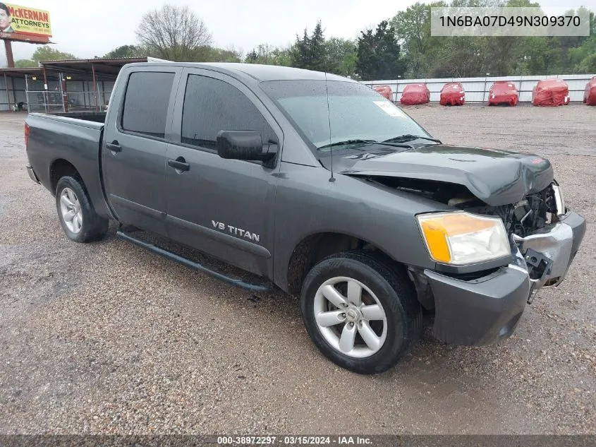 2009 Nissan Titan Se VIN: 1N6BA07D49N309370 Lot: 38972297