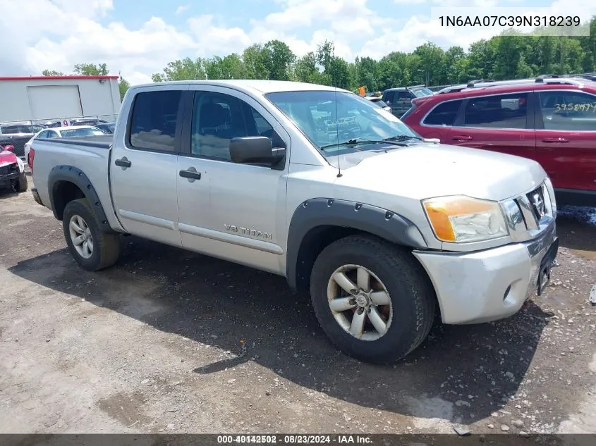 2009 Nissan Titan Se VIN: 1N6AA07C39N318239 Lot: 40142502