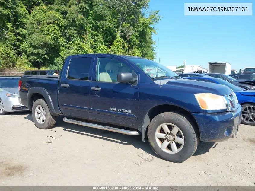 2009 Nissan Titan Se VIN: 1N6AA07C59N307131 Lot: 40156230