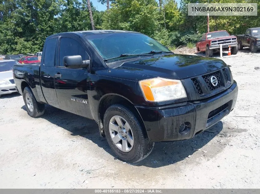 2009 Nissan Titan Xe VIN: 1N6BA06AX9N302169 Lot: 40185183