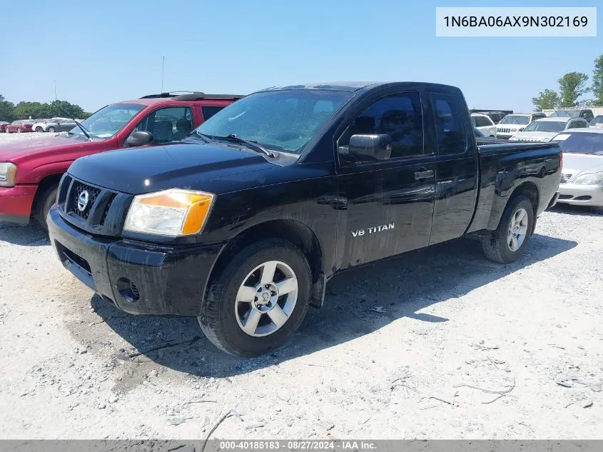 2009 Nissan Titan Xe VIN: 1N6BA06AX9N302169 Lot: 40185183