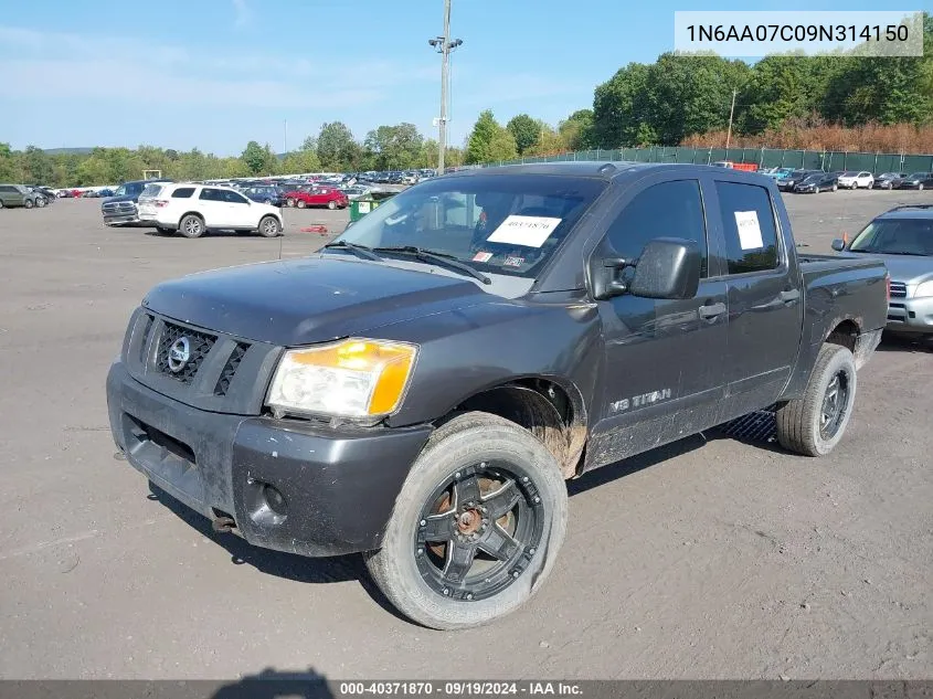 1N6AA07C09N314150 2009 Nissan Titan Se