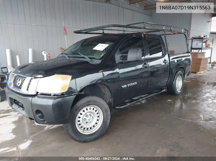 1N6BA07D19N315563 2009 Nissan Titan Xe