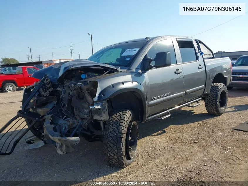 2009 Nissan Titan Xe/Se/Le/Pro-4X VIN: 1N6BA07C79N306146 Lot: 40546859