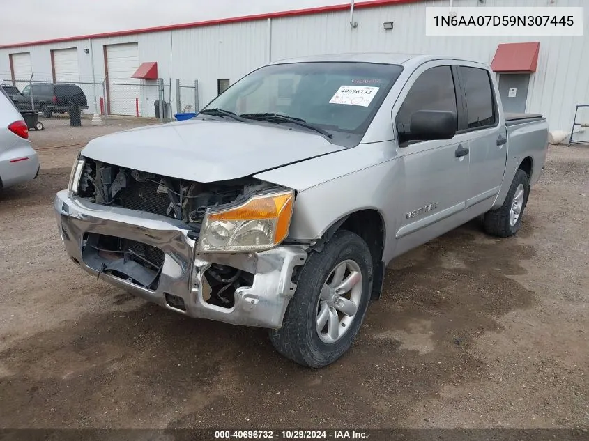 2009 Nissan Titan Se VIN: 1N6AA07D59N307445 Lot: 40696732