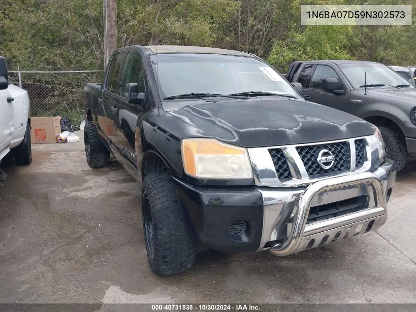 1N6BA07D59N302573 2009 Nissan Titan Se