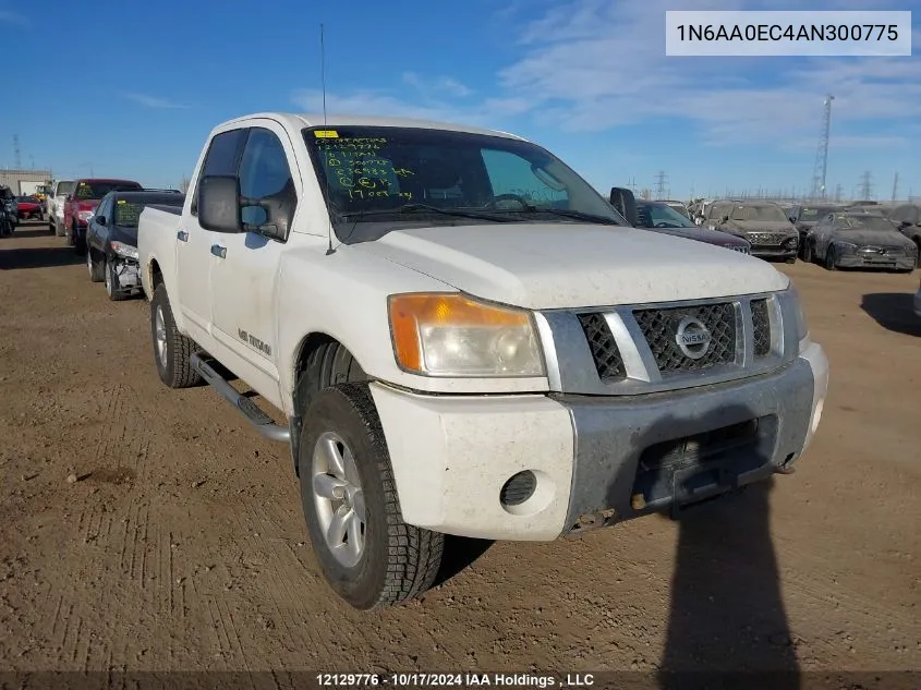 2010 Nissan Titan Xe/Se/Le/Pro-4X VIN: 1N6AA0EC4AN300775 Lot: 12129776