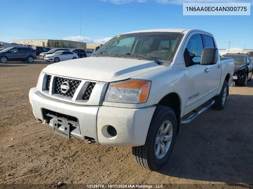 2010 Nissan Titan Xe/Se/Le/Pro-4X VIN: 1N6AA0EC4AN300775 Lot: 12129776