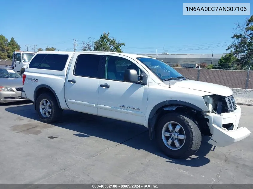 1N6AA0EC7AN307106 2010 Nissan Titan Pro-4X