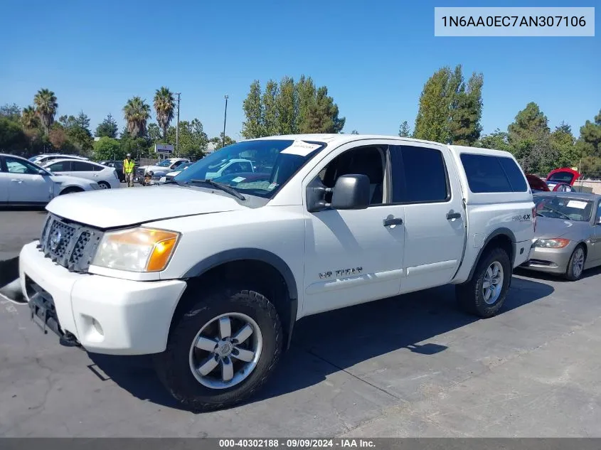 1N6AA0EC7AN307106 2010 Nissan Titan Pro-4X