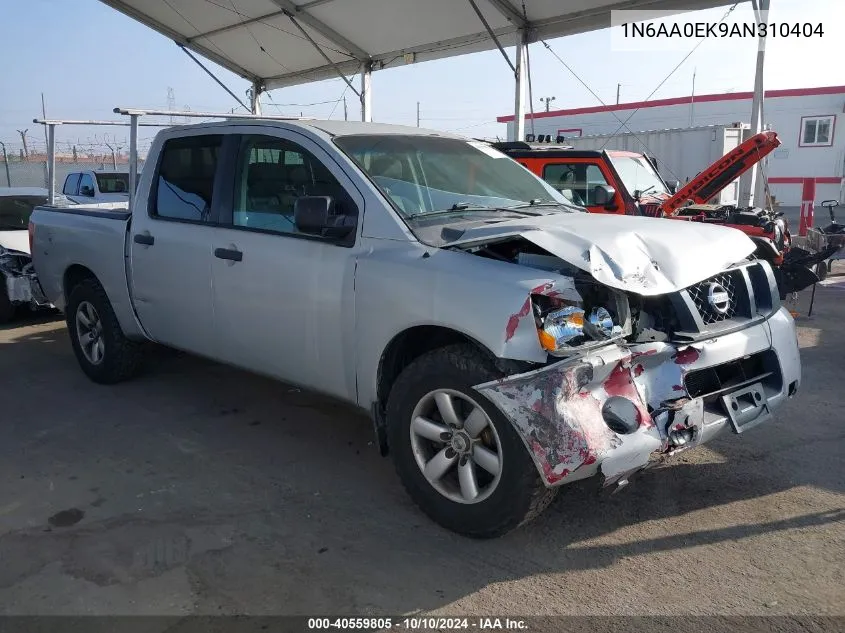 2010 Nissan Titan Xe VIN: 1N6AA0EK9AN310404 Lot: 40559805