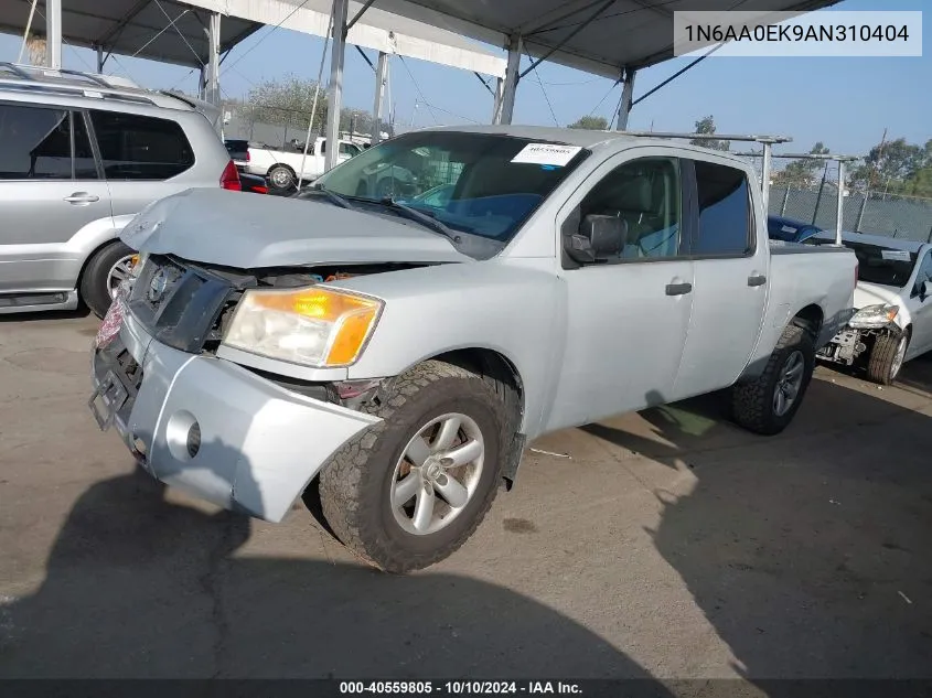 2010 Nissan Titan Xe VIN: 1N6AA0EK9AN310404 Lot: 40559805