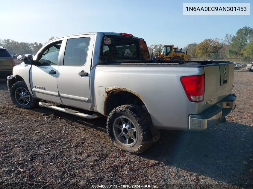 2010 Nissan Titan Se VIN: 1N6AA0EC9AN301453 Lot: 40633173