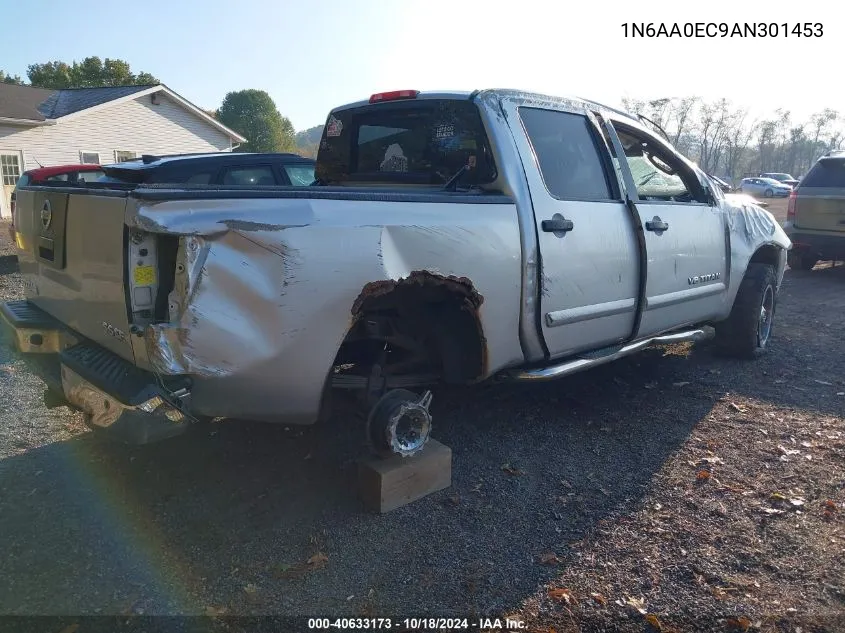 2010 Nissan Titan Se VIN: 1N6AA0EC9AN301453 Lot: 40633173