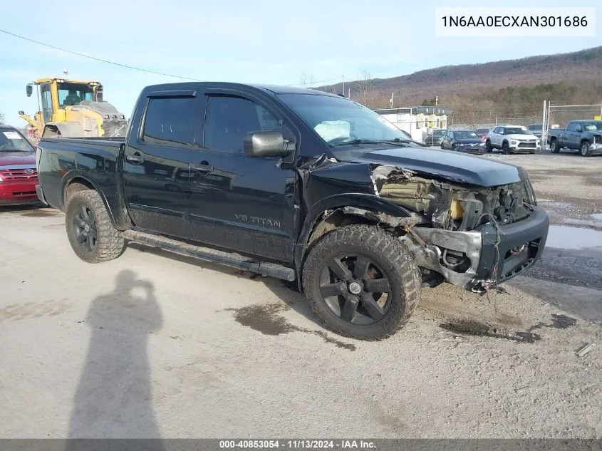 2010 Nissan Titan Le VIN: 1N6AA0ECXAN301686 Lot: 40853054