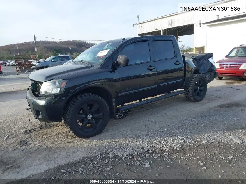 2010 Nissan Titan Le VIN: 1N6AA0ECXAN301686 Lot: 40853054