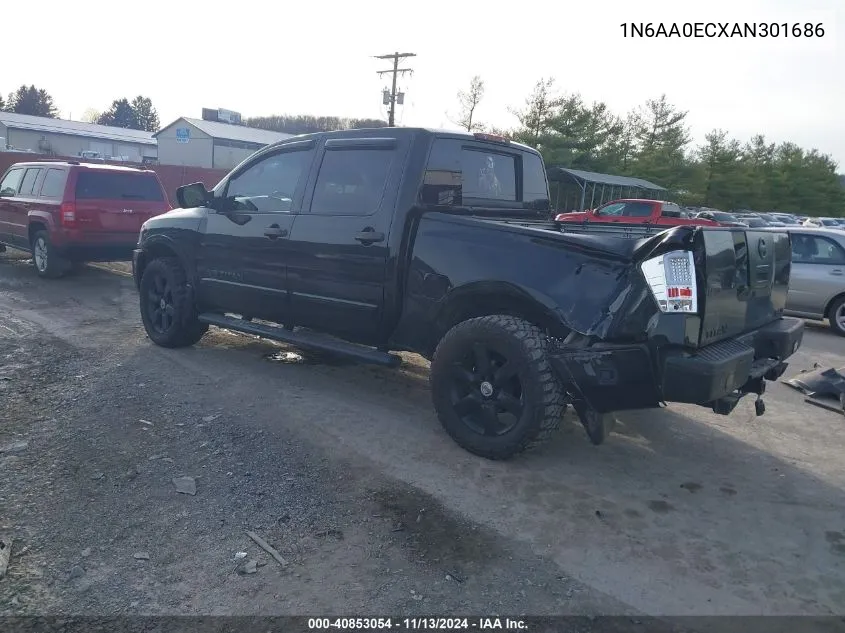 2010 Nissan Titan Le VIN: 1N6AA0ECXAN301686 Lot: 40853054