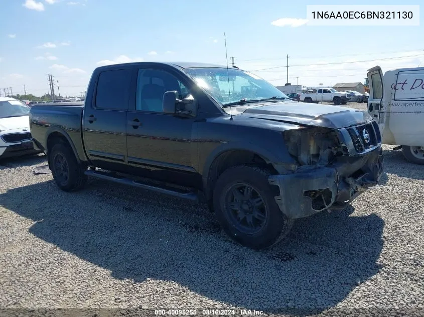 1N6AA0EC6BN321130 2011 Nissan Titan Pro-4X