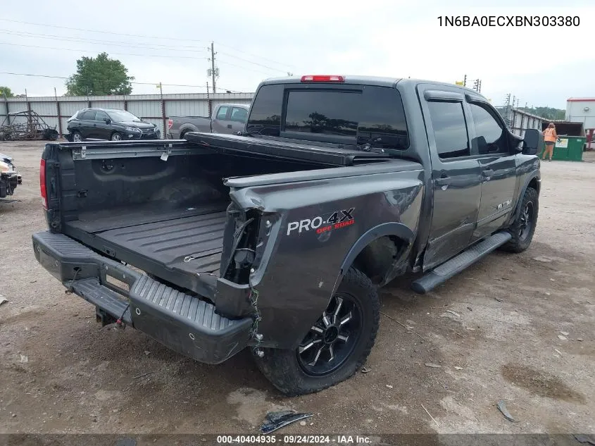 1N6BA0ECXBN303380 2011 Nissan Titan Pro-4X