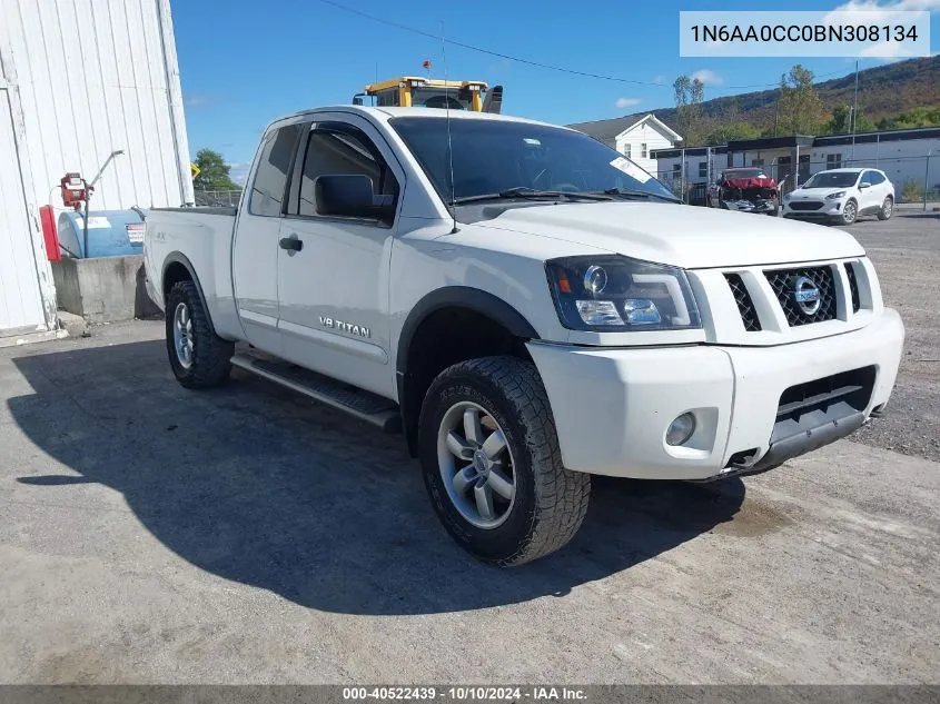 2011 Nissan Titan Pro-4X VIN: 1N6AA0CC0BN308134 Lot: 40522439