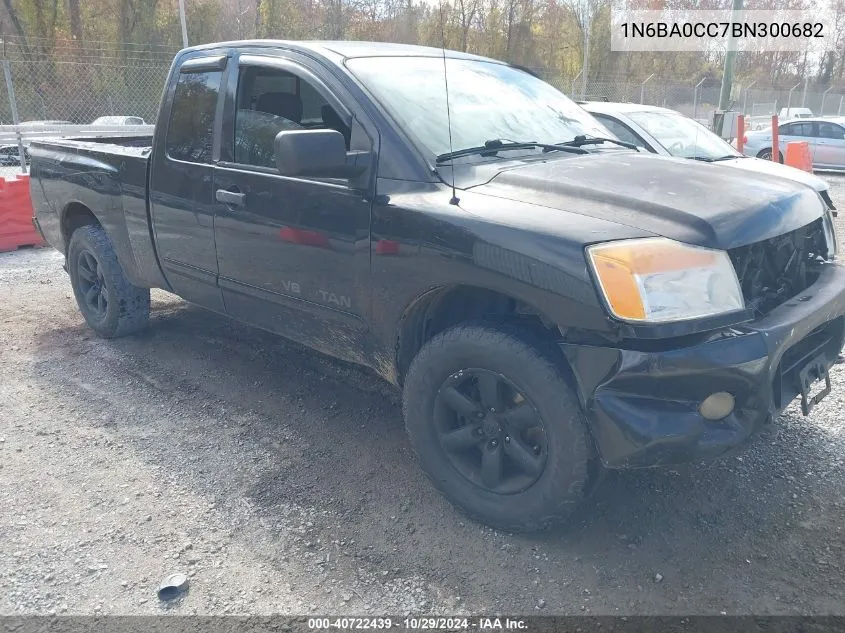 2011 Nissan Titan Sv VIN: 1N6BA0CC7BN300682 Lot: 40722439