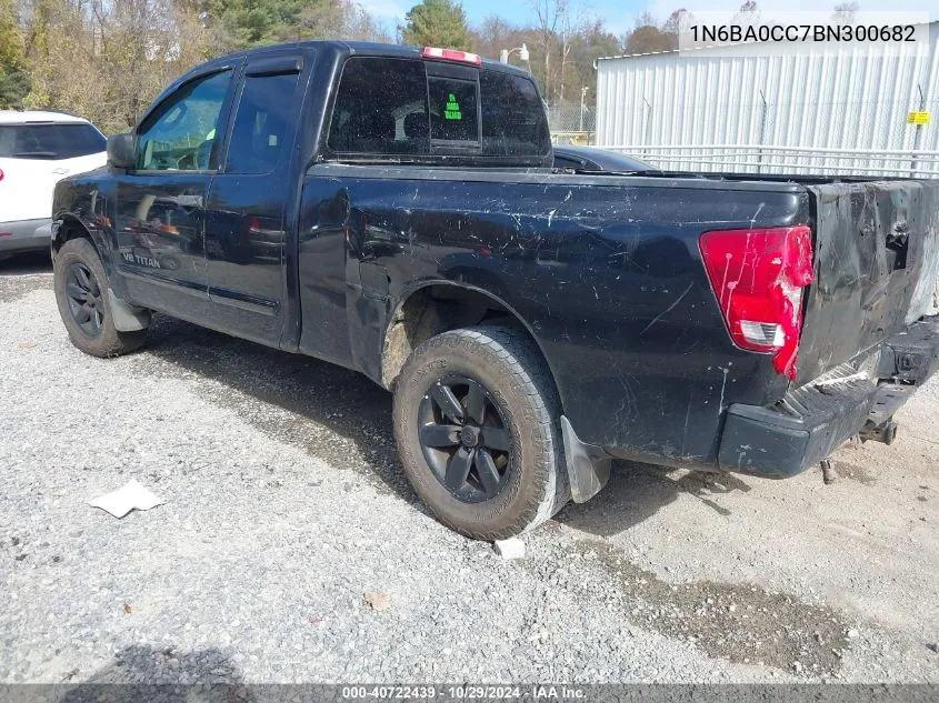 2011 Nissan Titan Sv VIN: 1N6BA0CC7BN300682 Lot: 40722439