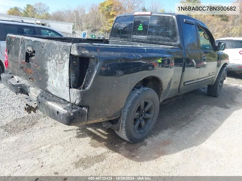 2011 Nissan Titan Sv VIN: 1N6BA0CC7BN300682 Lot: 40722439