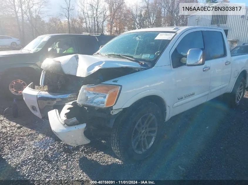 1N6AA0EC7BN303817 2011 Nissan Titan Sl