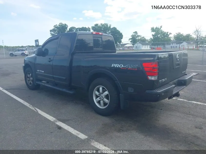 1N6AA0CC1CN303378 2012 Nissan Titan Pro-4X