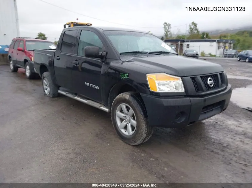 2012 Nissan Titan S VIN: 1N6AA0EJ3CN331128 Lot: 40420949