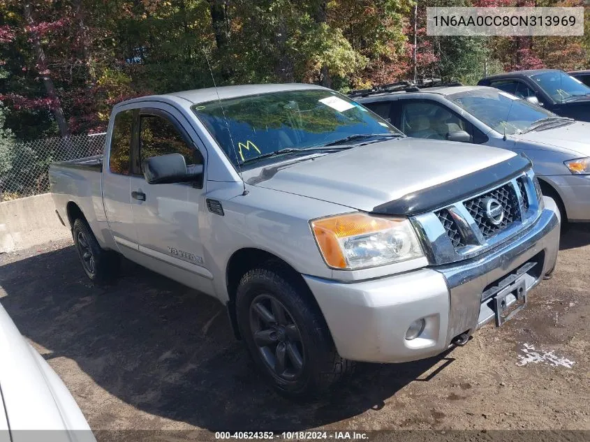 2012 Nissan Titan Sv VIN: 1N6AA0CC8CN313969 Lot: 40624352