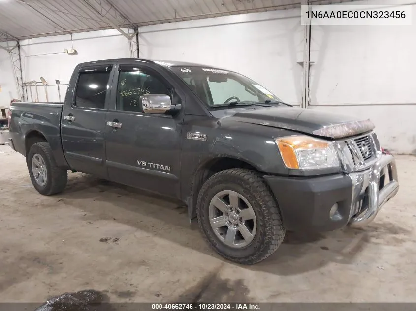 2012 Nissan Titan Sv VIN: 1N6AA0EC0CN323456 Lot: 40662746