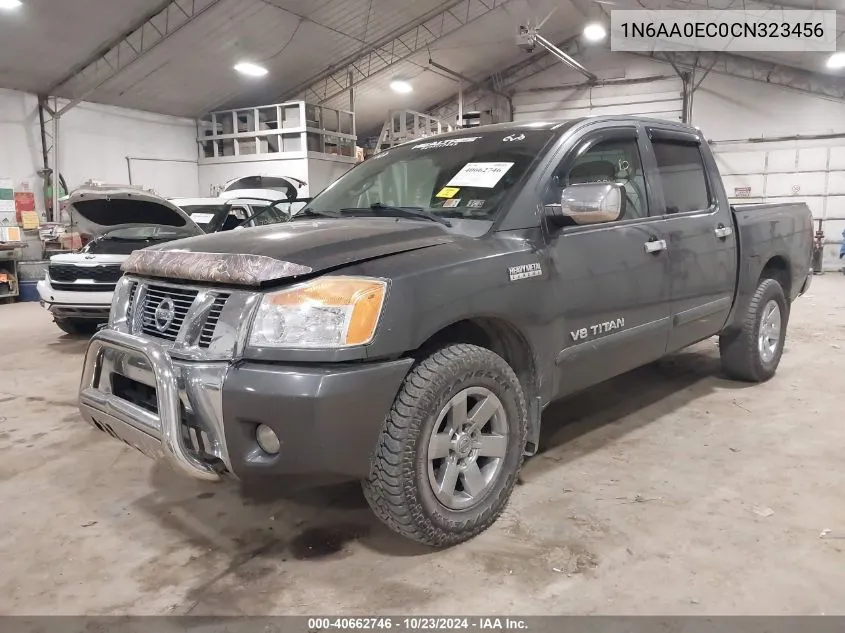 2012 Nissan Titan Sv VIN: 1N6AA0EC0CN323456 Lot: 40662746