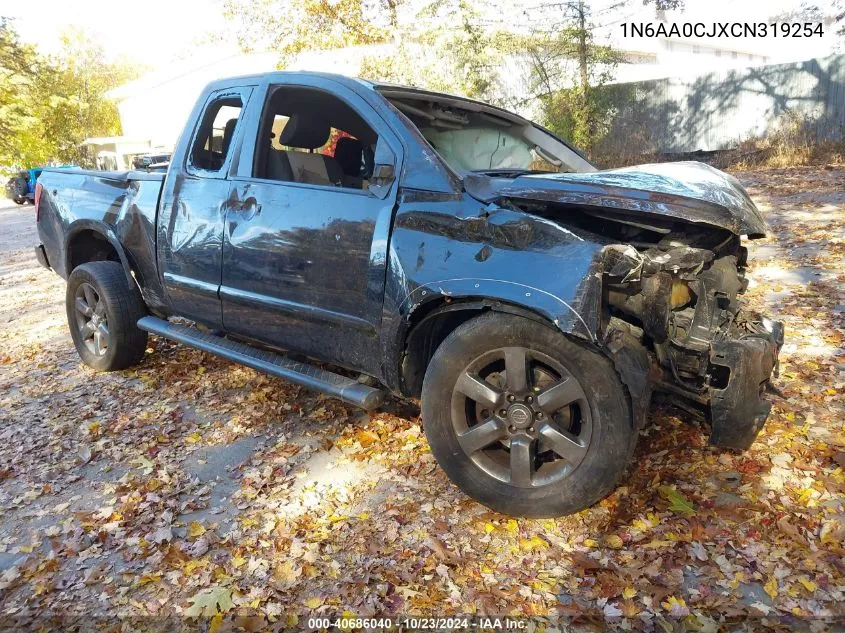 2012 Nissan Titan Sv VIN: 1N6AA0CJXCN319254 Lot: 40686040