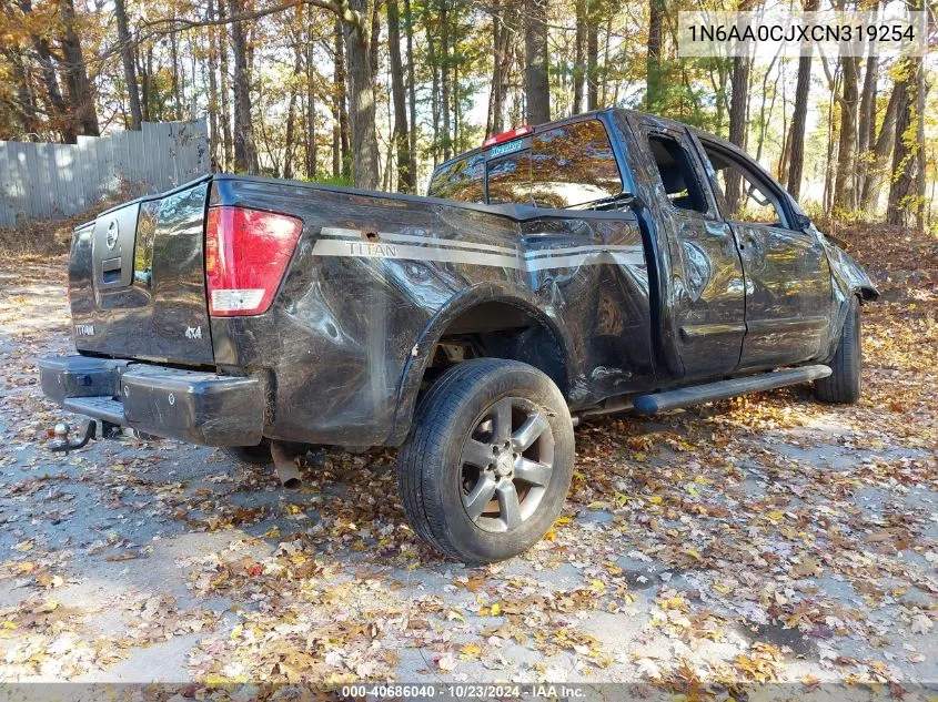 2012 Nissan Titan Sv VIN: 1N6AA0CJXCN319254 Lot: 40686040