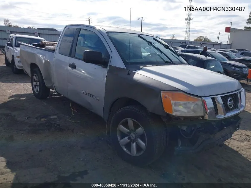 2012 Nissan Titan S VIN: 1N6AA0CH4CN330487 Lot: 40858428