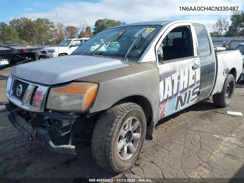 2012 Nissan Titan S VIN: 1N6AA0CH4CN330487 Lot: 40858428