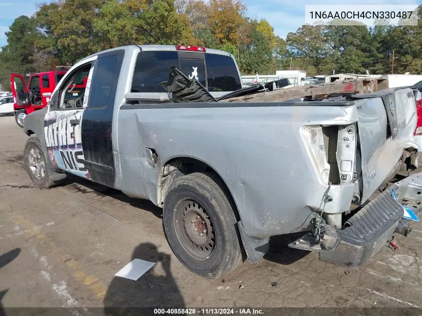 2012 Nissan Titan S VIN: 1N6AA0CH4CN330487 Lot: 40858428